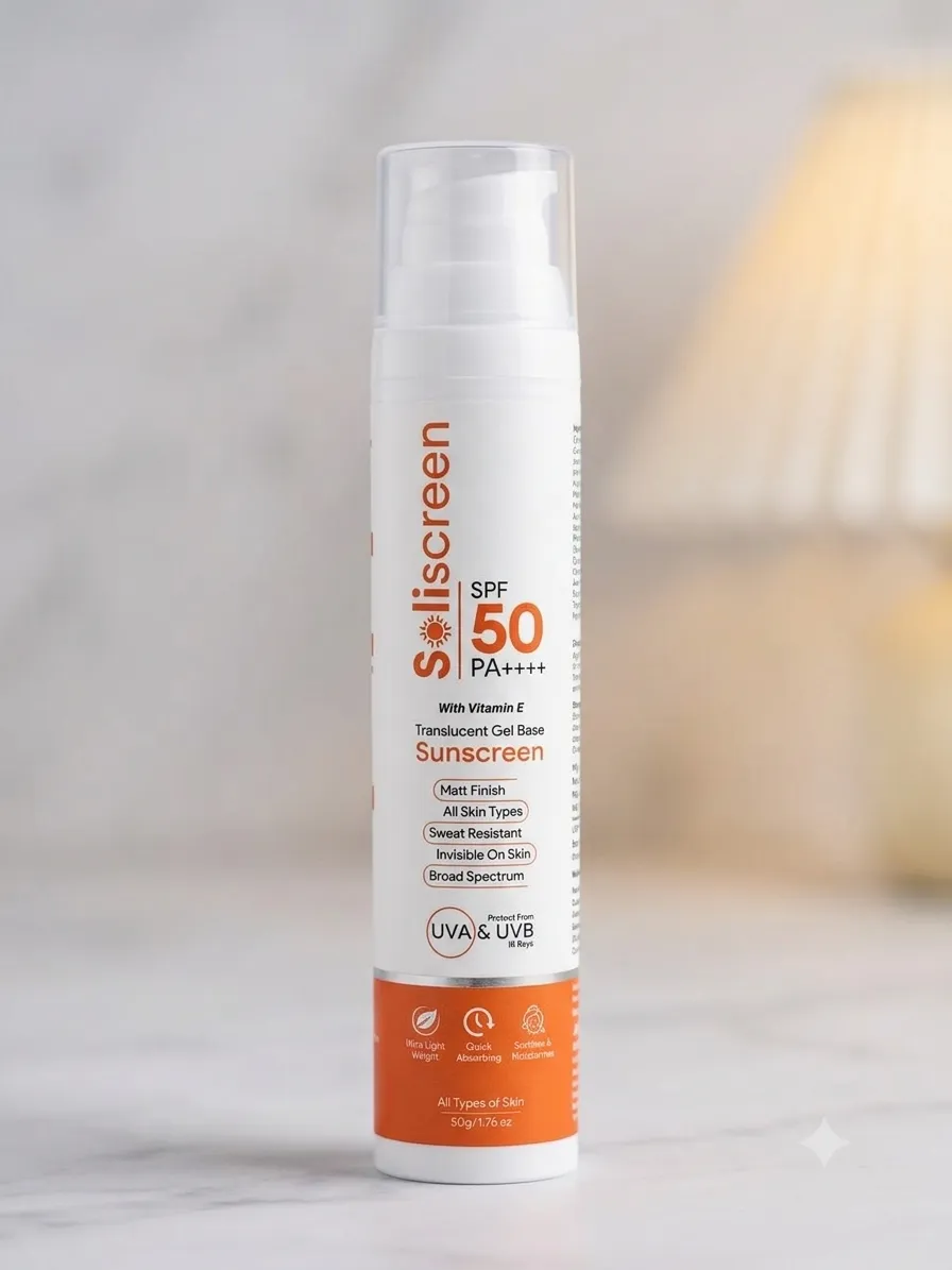 Soliscreen pump bottle